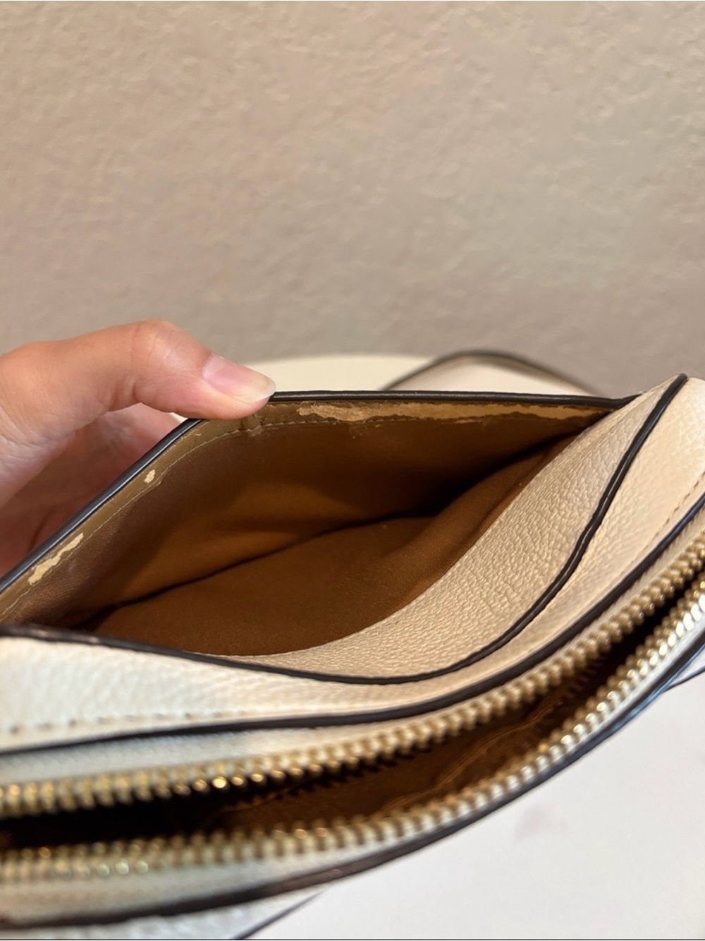 Coach Chalk Pebbled Leather Crossbody Bag - Picture 12 of 12